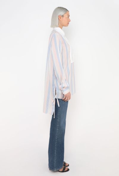 Loewe Asymmetrical Striped Bib Tunic - 2