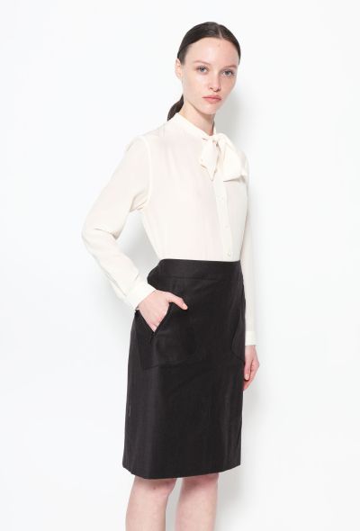 Chanel Zip Pocket 'CC' Skirt - 1