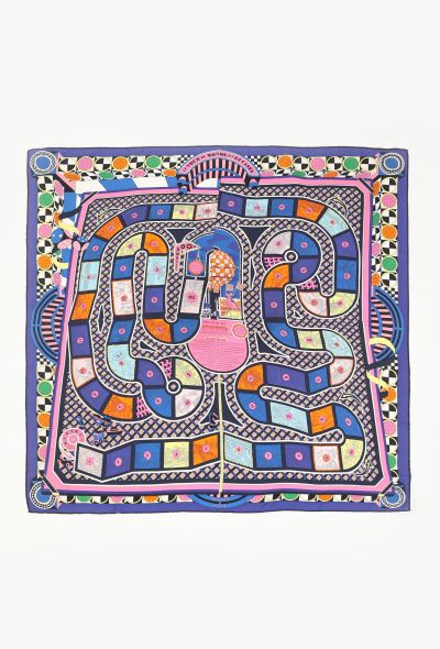 Hermès 2018 'Le Tour Du Monde en 63 Cases' 90cm Carré - 2 Hermès 2018 'Le Tour Du Monde en 63 Cases' 90cm Carré - 2
