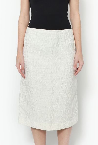                             Textured Cotton Skirt - 2