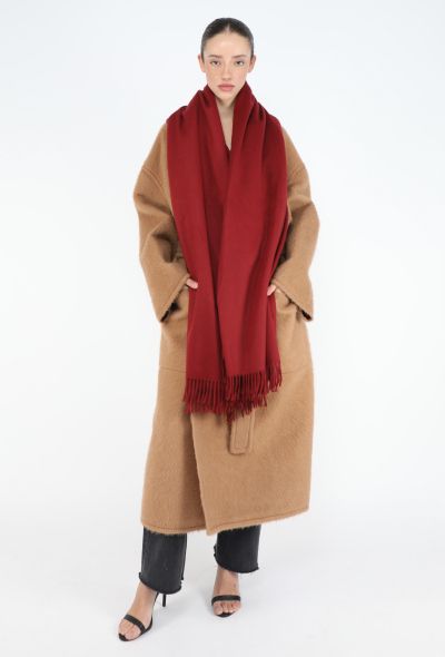 Hermès Felted Cashmere Fringe Shawl - 2