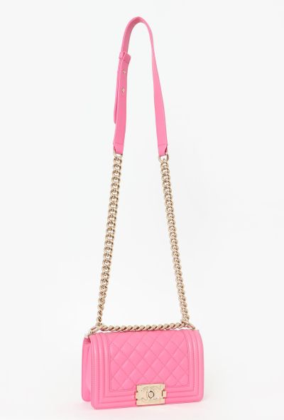 Chanel Pink Mini Boy Bag - 2 Chanel Pink Mini Boy Bag - 2