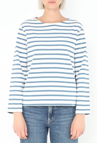 Céline Zippered Marinière Top - 1