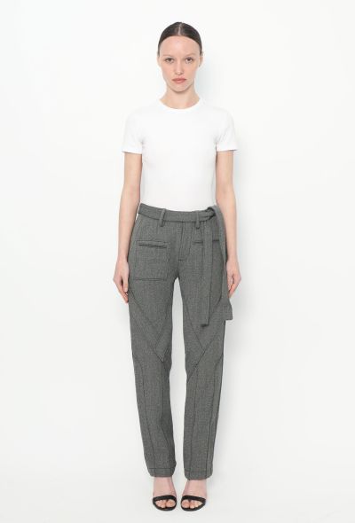 Balenciaga 2004 Belted Seam Trousers - 1