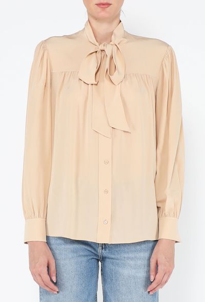 Chloé Silk Lavallière Blouse, 2024 - 1