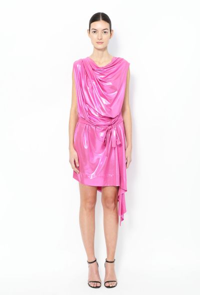 Vivienne Westwood S/S 2010 Metallic Draped Dress - 1