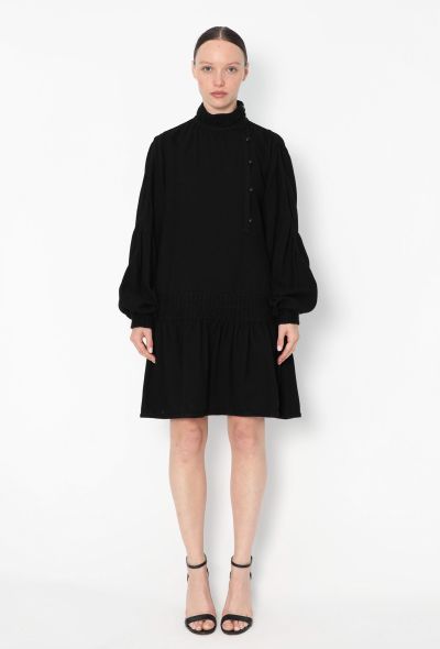 Saint Laurent 1977 Russian Braided Trim Dress - 1 Saint Laurent 1977 Russian Braided Trim Dress - 1
