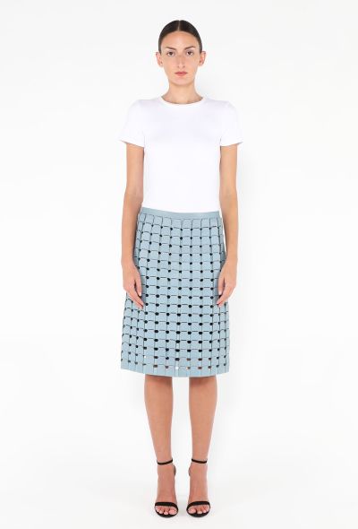 Bottega Veneta F/W 2019 Quilted Leather Skirt - 1