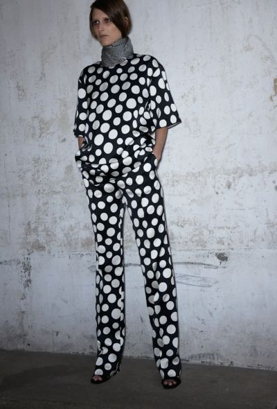 Céline Striped Silk Scarf - 2