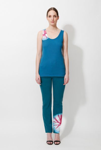                             Calvin Klein S/S 2019 Blue Tie Dye Tank - 1