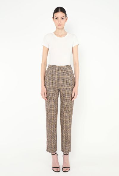 Balenciaga F/W 2016 Plaid Houndstooth Trousers - 1