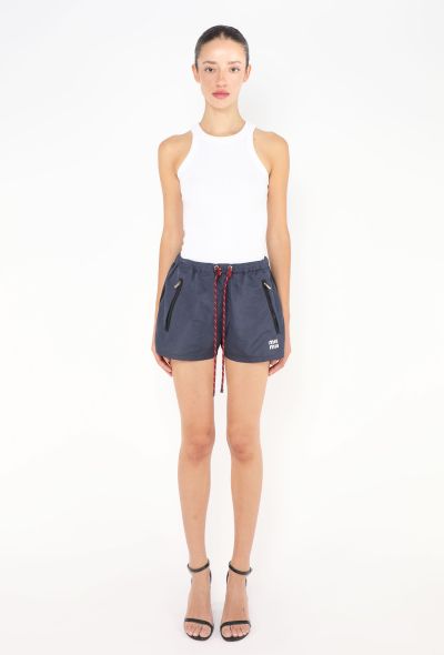 Miu Miu 2024 Nylon Drawstring Shorts - 2 Miu Miu 2024 Nylon Drawstring Shorts - 2