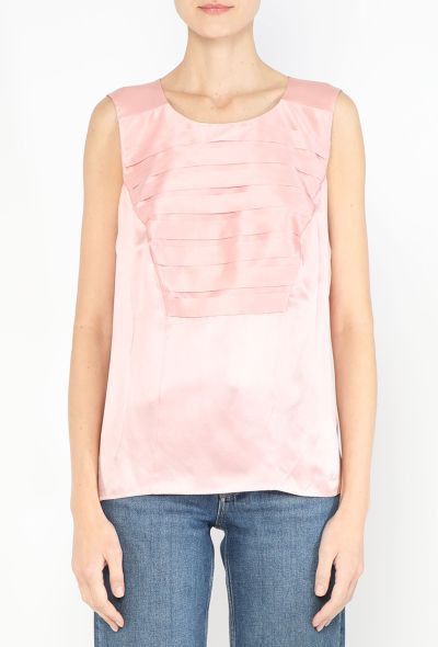 Chanel Ruffled Charmeuse Blouse - 1 Chanel Ruffled Charmeuse Blouse - 1