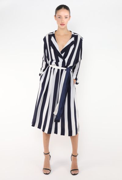 Louis Féraud Belted Silk Dress - 1 Louis Féraud Belted Silk Dress - 1