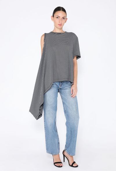 Junya Watanabe 2024 Striped Off The Shoulder Top - 2