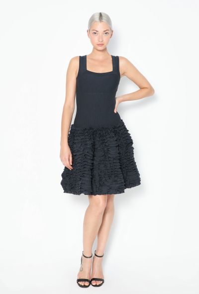 Alaïa Tiered Bodycon Skater Dress - 1