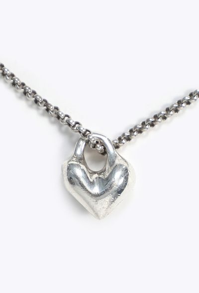 Robert Lee Morris Sterling Heart Pendant Necklace - 2
