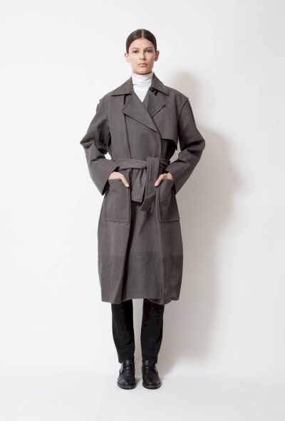                                         Nicolas Ghesquière Belted Oversized Trench-2