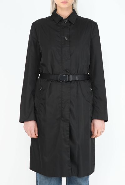 Prada Mid '90s Belted Nylon Coat - 2