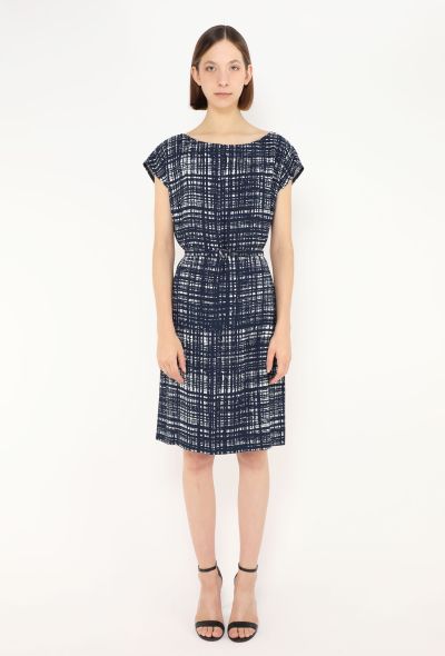 Prada Re-Edition 1996 Belted Graphic Dress - 1