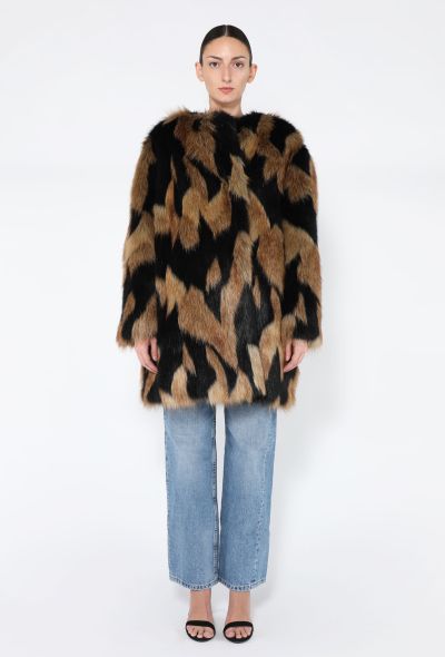 Givenchy Faux Fur Coat, F/W 2018 - 1