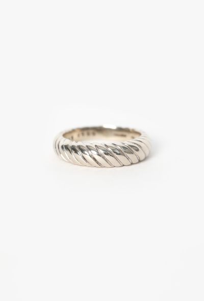 Boucheron 18K Grey Gold Torsadé Ring - 1 Boucheron 18K Grey Gold Torsadé Ring - 1