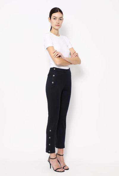 Chanel Naval 'CC' Button Trousers - 1