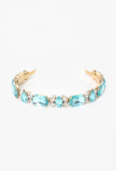 Dolce & Gabbana Aquamarine Crystal Headband - 1