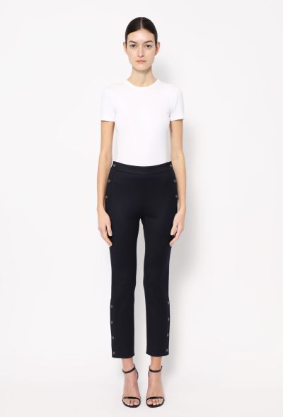 Chanel Naval 'CC' Button Trousers - 2