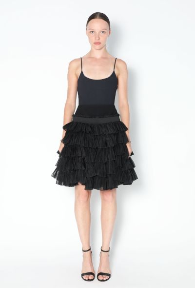Balenciaga Resort 2009 Tiered Silk Skirt - 1 Balenciaga Resort 2009 Tiered Silk Skirt - 1