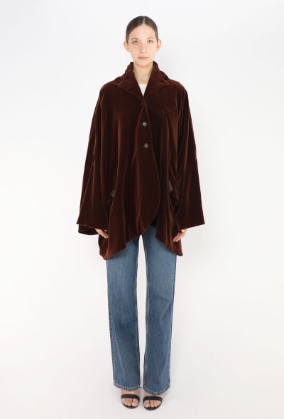Romeo Gigli Early '90s Velvet Opera Coat - 1