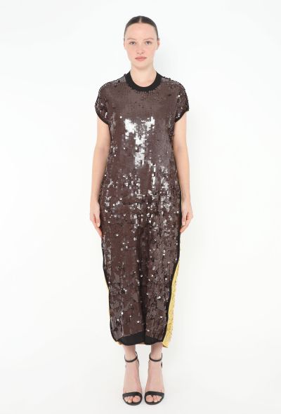 Bottega Veneta Pre-Fall 2020 Bicolor Sequin Dress - 1 Bottega Veneta Pre-Fall 2020 Bicolor Sequin Dress - 1
