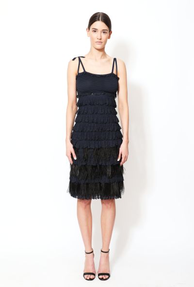 Christian Dior F/W 2011 Tiered Ostrich Feather Dress - 1