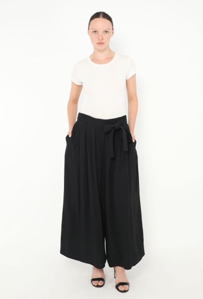 Loewe 2020 Belted Wide-Leg Pants - 1