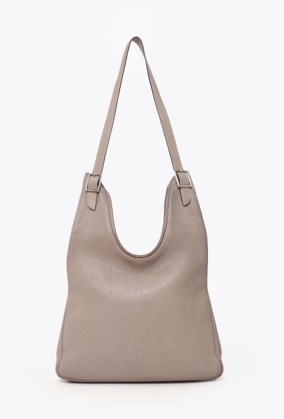 Hermès Gris Tourterelle Taurillon Clémence Massai PM - 2