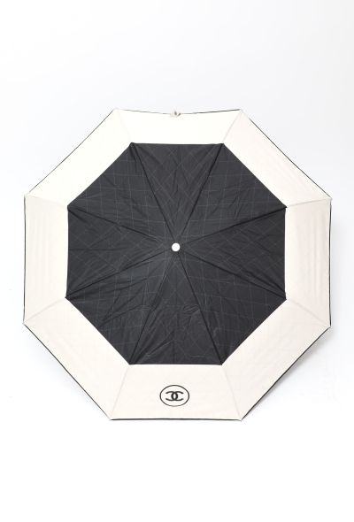 Chanel Two-Tone 'CC' Umbrella - 1