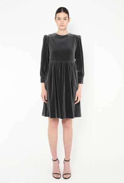 Saint Laurent '70s Velvet Babydoll Dress - 1