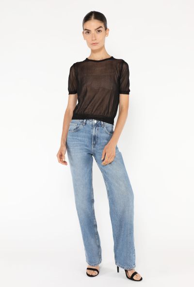 Maison Margiela '90s Ribbed Mesh Top - 1