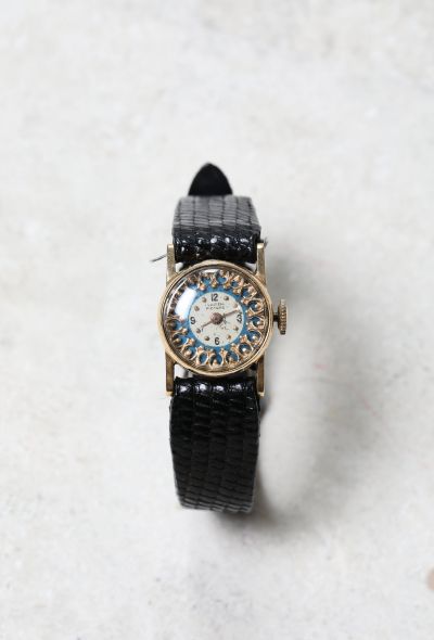 Vintage & Antique Lucien Piccard 14k Yellow Gold Wristwatch - 1
