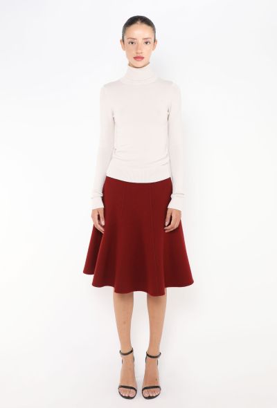 Dior S/S 2018 Fluted Cashmere Skirt - 1 Dior S/S 2018 Fluted Cashmere Skirt - 1