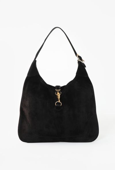 Hermès Vintage Black Veau Doblis Trim Bag - 1