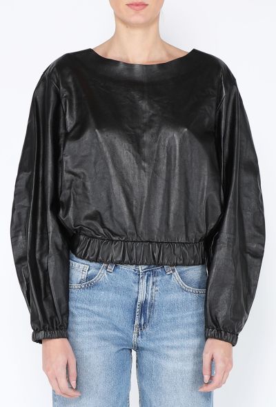 The Row 2022 Franka Lambskin Sweatshirt - 2
