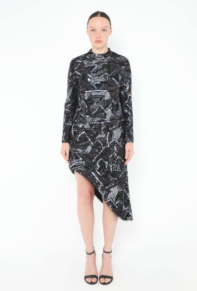 Rodarte F/W 2017 Asymmetrical Beaded Ensemble - 1