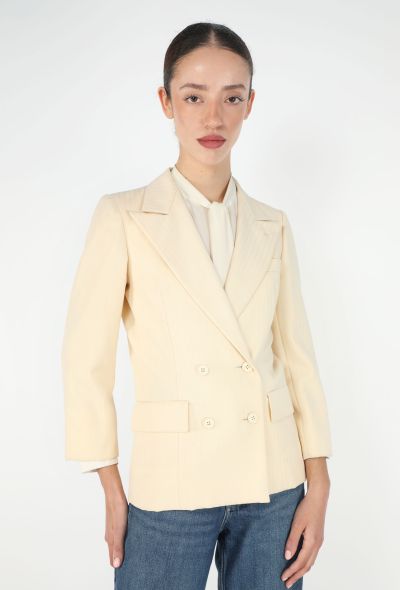 Dior Haute Couture S/S 1977 Striped Blazer - 1
