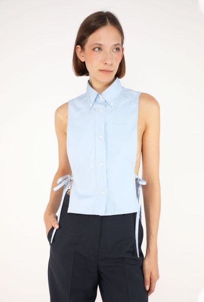 Miu Miu Poplin Open Shirt, S/S 2026 - 1