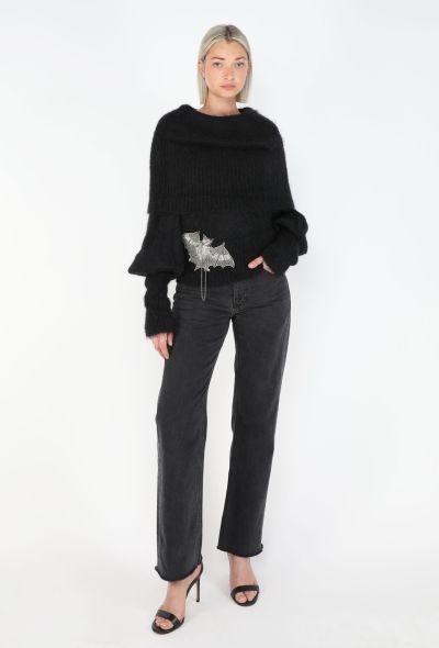 Chloé Merino Bat-Embellished Sweater, 2001 - 2