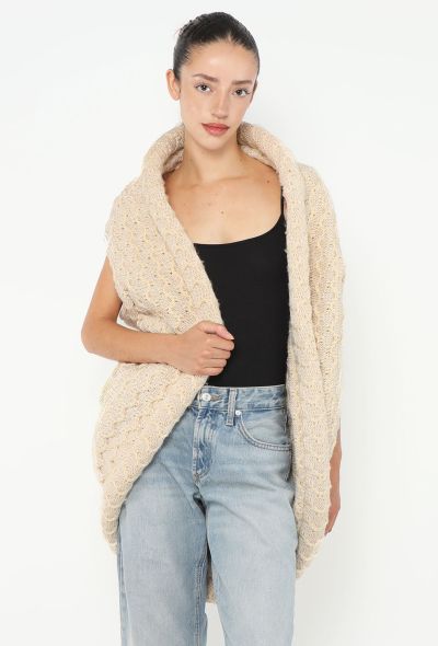 Balenciaga Rare 2006 Sculpted Cocoon Shawl - 1 Balenciaga Rare 2006 Sculpted Cocoon Shawl - 1