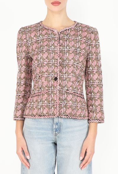 Chanel 2003 Tweed Braided Trim Jacket - 1
