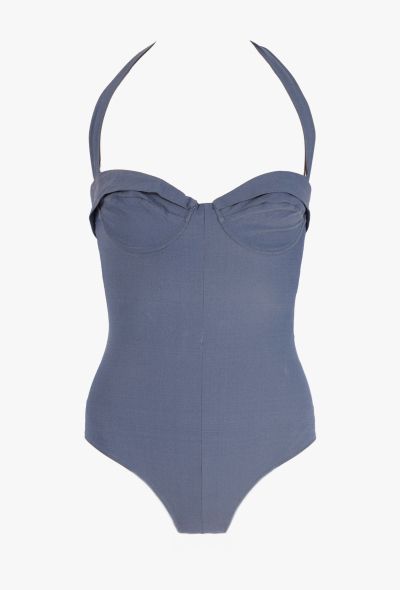 Romeo Gigli Bustier Halter Bodysuit, Early 1990s - 1