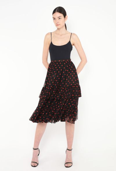 Saint Laurent Vintage Ruffled Chiffon Skirt - 1 Saint Laurent Vintage Ruffled Chiffon Skirt - 1